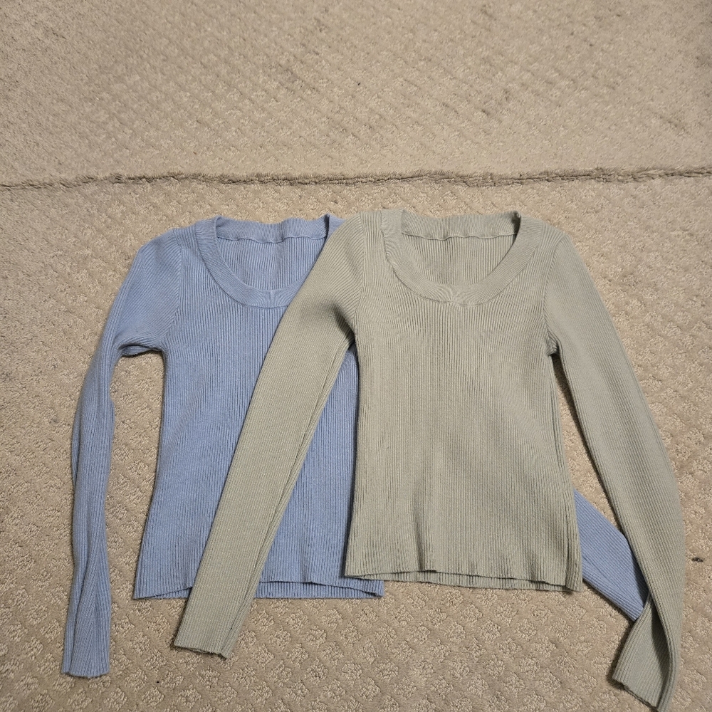 Blue and Green Sweater Bundle